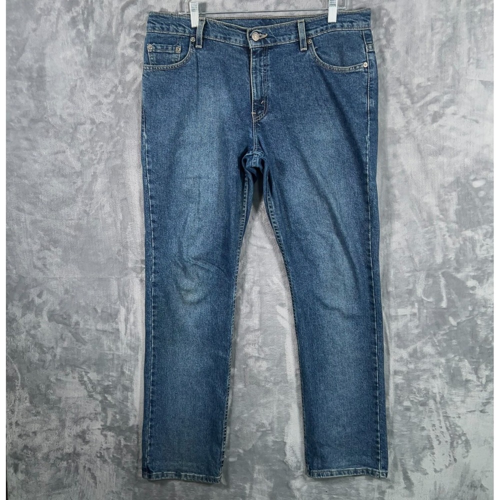 Vintage Levis‎ 505 Jeans Womens 13M Blue Y2K Straight Fit Denim 2000s 36x31